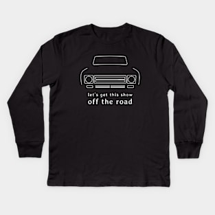 Let's get this IH Scout II 4x4 off the road! Kids Long Sleeve T-Shirt